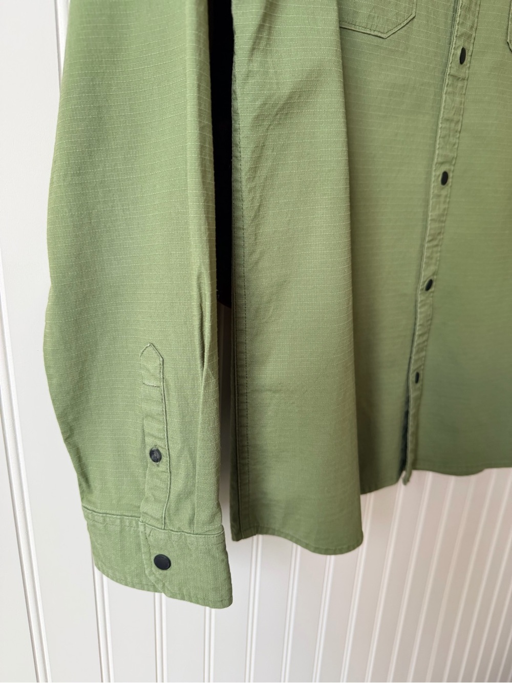 Roark Olive Green Long-Sleeve Button-Up Work Shirt - Picture 5 of 9